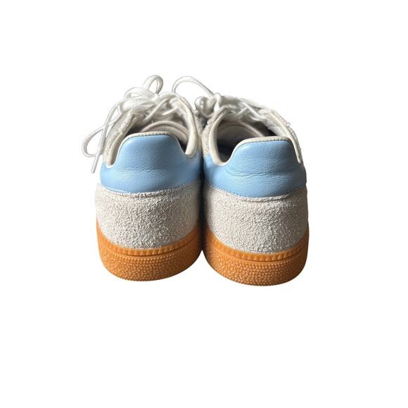 Adidas Light Blue Gray Spezial Lace Up Sneaker Sz 7.5 - Picture 3 of 4